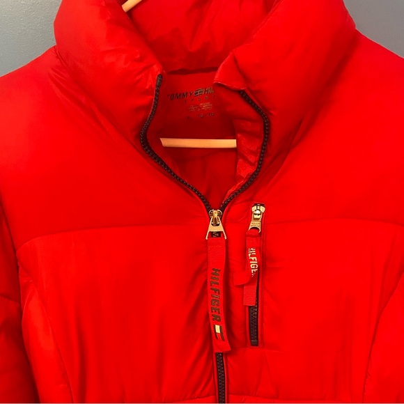 Tommy Hilfiger lightweight puffer jacket in red Size XL - Picture 2 of 8